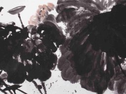 S032 夏雨墨---年華似水 69x138cm 2001